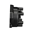 JH-240 Standard OE Replacement Distributor Cap - Black, Direct Fit, Sold individually