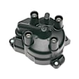 JH-244 Standard OE Replacement Distributor Cap - Black, Direct Fit, Sold individually