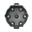 JH-74 Standard OE Replacement Distributor Cap - Black, Direct Fit, Sold individually