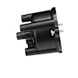 JH-81 Standard OE Replacement Distributor Cap - Black, Direct Fit, Sold individually