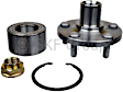 BR930598K Front, Driver or Passenger Side Wheel Hub