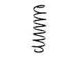 9169021 Front, Driver or Passenger Side Coil Springs, Sold individually OE Replacement Series