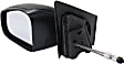 Driver Side Mirror, Manual Adjust, Manual Folding, Non-Heated, Textured Black, No Signal Light, No Memory, No Puddle Light, No Auto-Dimming, No Blind Spot Feature