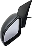 Driver Side Mirror, Power, Manual Folding, Heated, Textured Black, No Signal Light, No Memory, No Puddle Light, No Auto-Dimming, No Blind Spot Feature