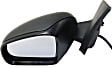 Driver Side Mirror, Power, Manual Folding, Heated, Textured Black, No Signal Light, No Memory, No Puddle Light, No Auto-Dimming, No Blind Spot Feature
