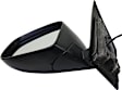 Driver Side Mirror, Power, Manual Folding, Heated, Textured Black, No Signal Light, No Memory, No Puddle Light, No Auto-Dimming, No Blind Spot Feature