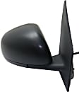 Passenger Side Mirror, Power Adjust, Manual Folding, Heated, Textured Black, No Signal Light, No Memory, No Puddle Light, No Auto-Dimming, No Blind Spot Feature