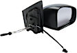Passenger Side Mirror, Manual Adjust, Manual Folding, Non-Heated, Paintable, No Signal Light, No Memory, No Puddle Light, No Auto-Dimming, No Blind Spot Feature