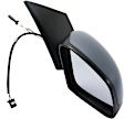 Passenger Side Mirror, Manual Adjust, Manual Folding, Non-Heated, Paintable, No Signal Light, No Memory, No Puddle Light, No Auto-Dimming, No Blind Spot Feature