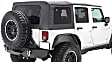 9080235 Replacement Series Soft Top - Without Frame (Requires Factory Frame) Black diamond