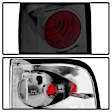 5003294 Driver and Passenger Side Halogen Tail Light, Without bulb(s), Smoked Lens, Black Interior