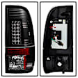 5003898 Driver and Passenger Side LED Tail Light, With bulb(s), Clear Lens, Black Interior