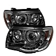5011930 Driver and Passenger Side Halogen Headlight, With bulb(s), Smoked Lens, Black Interior, Signature Series