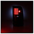 5012777 Driver and Passenger Side LED Tail Light, With bulb(s), Clear Lens, Black Interior, Xtune Series