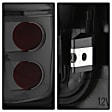 5012814 Driver and Passenger Side Halogen Tail Light, With bulb(s), Smoked Lens, Black Interior, Xtune Series