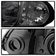 5013439 Driver and Passenger Side Halogen Headlight, Without bulb(s), Smoked Lens, Black Interior, Xtune Series