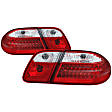 5020642 Driver and Passenger Side LED Tail Light, With bulb(s), Clear & Red Lens, Xtune Series