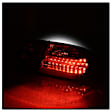 5020642 Driver and Passenger Side LED Tail Light, With bulb(s), Clear & Red Lens, Xtune Series