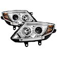 5029089 Driver and Passenger Side Halogen Headlight, With bulb(s), Clear Lens, Chrome Interior, Signature Series