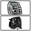 2009 GMC Yukon - Driver and Passenger Side Halogen Headlight, With bulb(s), Clear Lens, Chrome Interior, Signature Series
