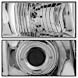 2009 GMC Yukon - Driver and Passenger Side Halogen Headlight, With bulb(s), Clear Lens, Chrome Interior, Signature Series