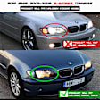2002 BMW 330Ci - Driver and Passenger Side Halogen Headlight, With bulb(s),  Uses Stock Bulbs, Clear Lens, Black Interior, Coupe, Signature Series