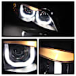 2002 BMW 330Ci - Driver and Passenger Side Halogen Headlight, With bulb(s),  Uses Stock Bulbs, Clear Lens, Black Interior, Coupe, Signature Series