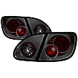 2003 Toyota Corolla - Driver and Passenger Side Halogen Tail Light, Without bulb(s), Smoked Lens, Black Interior