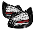 5037640 Driver and Passenger Side LED Tail Light, With bulb(s), Clear Lens, Black Interior, Sedan, LED Series