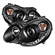 5038036 Driver and Passenger Side Halogen Headlight, With bulb(s), Clear Lens, Black Interior, Signature Series