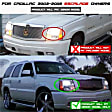 5042279 Driver and Passenger Side Halogen Headlight, Without bulb(s), Clear Lens, Chrome Interior, Signature Series