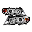 5042408 Driver and Passenger Side Halogen Headlight, With bulb(s), Clear Lens, Chrome Interior, Signature Series
