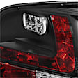 5042699 Driver and Passenger Side LED Tail Light, With bulb(s), Clear Lens, Black Interior