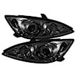 5064325 Driver and Passenger Side Halogen Headlight, With bulb(s), Smoked Lens, Black Interior, Signature Series