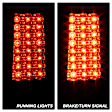 2007 Jeep Grand Cherokee - Driver and Passenger Side LED Tail Light, With bulb(s), Clear Lens, Black Interior, LED Series