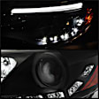 2012 Ford Focus - Driver and Passenger Side Halogen Headlight, With bulb(s), BATTERY EV (EV/BEV), Clear Lens, Black Interior, Signature Series