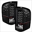 5073716 Driver and Passenger Side LED Tail Light, With bulb(s), Clear Lens, Chrome Interior, LED Series