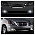5077448 Front, Driver and Passenger Side Halogen Fog Light, With bulb(s)