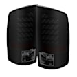 5077509 Driver and Passenger Side LED Tail Light, With bulb(s), Smoked Lens, Black Interior, LED Series