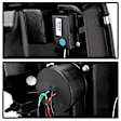 5077592 Driver and Passenger Side Halogen Headlight, With bulb(s) - Clear Lens Black Interior, Projector, C-Bar Halo