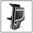 2014 Ford F-150 - Driver and Passenger Side HID/Xenon Headlight, Without bulb(s), Clear Lens, Black Interior, Signature Series