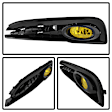 5077752 Front, Driver and Passenger Side OE Comparable Light Source Fog Light, With bulb(s), Sedan, Factory Series