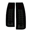 1995 GMC K1500 - Driver and Passenger Side LED Tail Light, With bulb(s), Smoked Lens, Black Interior, LED Series