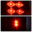 1995 GMC K1500 - Driver and Passenger Side LED Tail Light, With bulb(s), Smoked Lens, Black Interior, LED Series