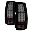 5078087 Driver and Passenger Side LED Tail Light, With bulb(s), Smoked Lens, Black Interior, LED Series