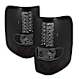 5078131 Driver and Passenger Side LED Tail Light, With bulb(s), Smoked Lens, Black Interior, LED Series