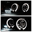 2007 GMC Sierra 1500 HD Classic - Driver and Passenger Side Halogen Headlight, With bulb(s), Smoked Lens, Black Interior, Signature Series