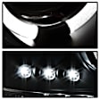 2007 GMC Sierra 1500 HD Classic - Driver and Passenger Side Halogen Headlight, With bulb(s), Smoked Lens, Black Interior, Signature Series
