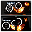 2008 Ford Ranger - Driver and Passenger Side Halogen Headlight, With bulb(s), Smoked Lens, Black Interior, Signature Series