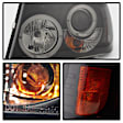 2008 Ford Ranger - Driver and Passenger Side Halogen Headlight, With bulb(s), Smoked Lens, Black Interior, Signature Series